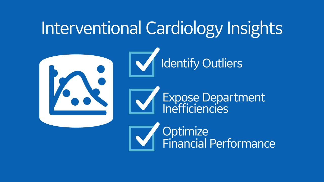 Interventional Cardiology Insights is a powerful, easy to use analytics solution to help Cardiovascular Service Line leaders manage complexity in operations and inventory management within interventional cardiology care areas.