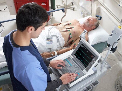 MAC 2000 Resting ECG with trolly