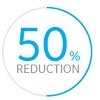 50 percent reduction in injected dose or scan time with Evolution technology
